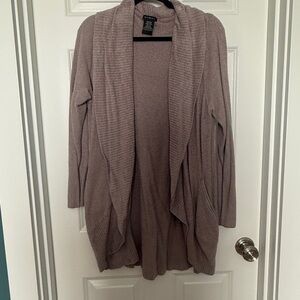 Cozy Taupe Sweater Cardigan